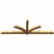 Ekena Millwork Redmond Rough Sawn Timber Gable Bracket, Western Red Cedar, 108"W x 36"H x 4"D x 4"F, 8/12 Pitch GBW108X36X0404RED00RWR - alternate 2